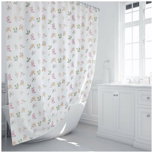 фото Штора для ванной fixsen flora fx-1507 180x200