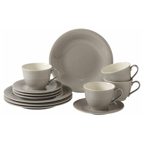 Villeroy & Boch Кофейный сервиз, 12 предметов, Color Loop Stone Vivo Villeroy & Boch