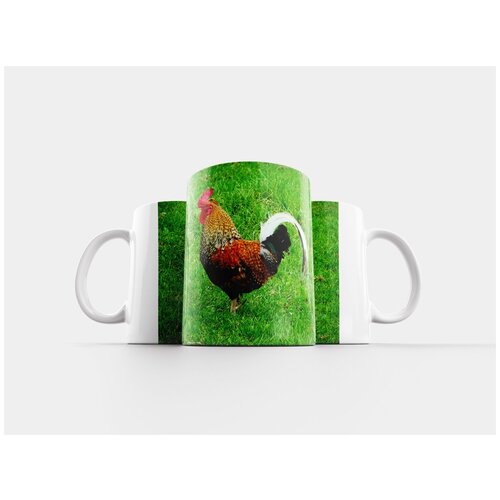 фото Кружка "петух, декоративная птица, гребень" 320 мл lotsprints