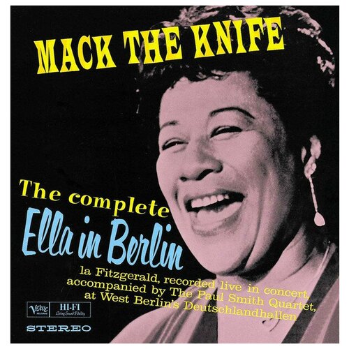 Виниловая пластинка Ella Fitzgerald: Mack The Knife: Ella In Berlin (180g) (Limited Edition) (1 LP) fitzgerald ella mack the knife ella in berlin lp 180 gram high quality pressing vinyl