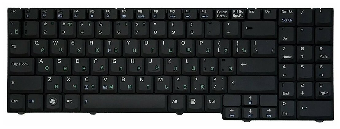 Клавиатура для ноутбука Asus M50 X55 X71 M70 X71 G50 G70 G50V G71VG Series 04GNJV1KRU00 MP-03753SU-5287 NSK-U410R