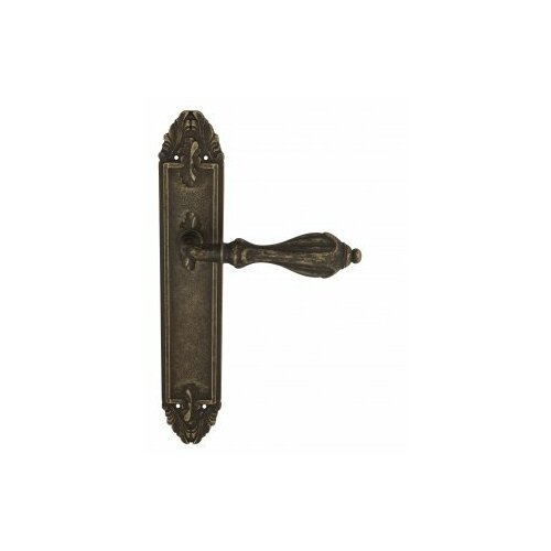 Дверная ручка Venezia ANAFESTO на планке PL90 античная бронза