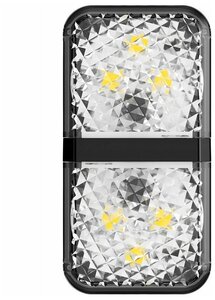<b>Сигнальная</b> <b>лампа</b> открытия двери 2шт Baseus Door Open Warning Light - Черная (CRFZD-01) <span>отвечающие за их выключение. размер корпуса лампочек: 50х25х8 мм – запросто помещается в зазор. При открытии двери начинают мигать 6 ярких диодов</span>