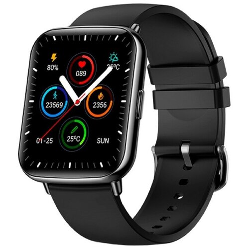 Смарт-часы W3 169 TFT измерение температуры давленияшагомерпульсометр черные 505700₽