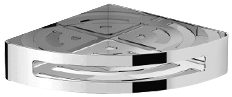 фото Полка Langberger угловая одноэтажная хромированная 75260