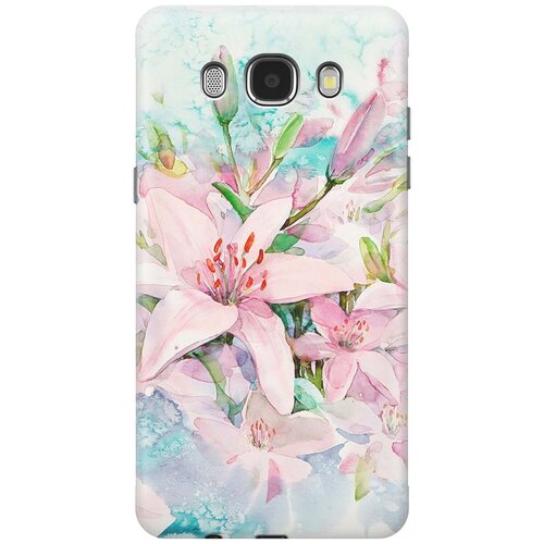 фото Re:pa накладка transparent для samsung galaxy j5 (2016) с принтом "нежные розовые цветы"