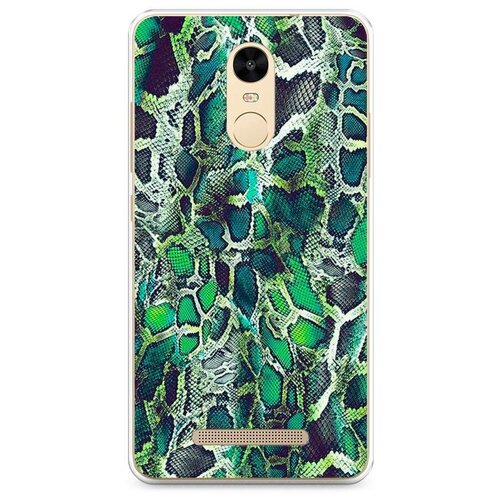 фото Силиконовый чехол "зеленая кожа змеи" на xiaomi redmi note 3/note 3 pro / сяоми редми нот 3/нот 3 про case place