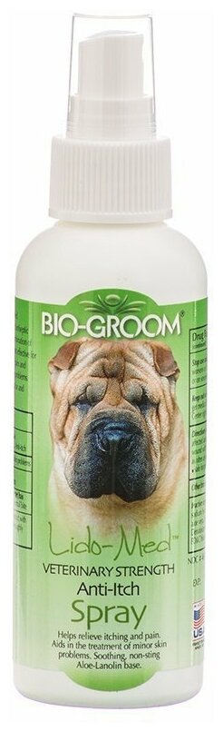 Bio-Groom Антисептический спрей Bio-Groom Lido-Med Spray , 118мл