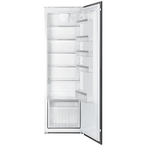 Холодильник SMEG/ Встраиваемый однодверный холодильник без морозильного отделения, скользящие направляющие, 314 л,