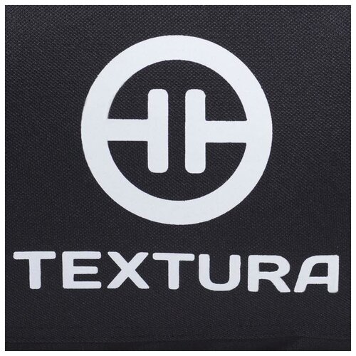 фото Сумка спортивная на молнии, длинный ремень, цвет чёрный textura