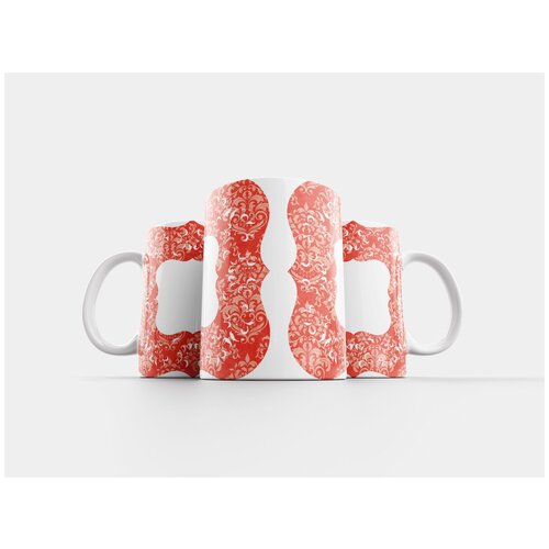 фото Кружка "рамка, апельсин, декоративный" 320 мл lotsprints