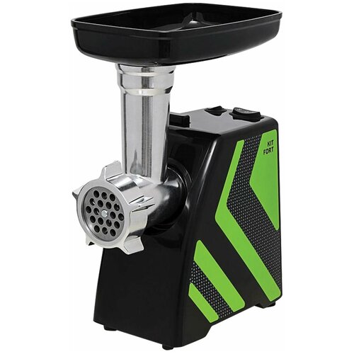 Мясорубка KITFORT КТ-2101-2 1500 Вт производительность 12 кг мин реверс 2 насадки пластик зеленая 842500₽