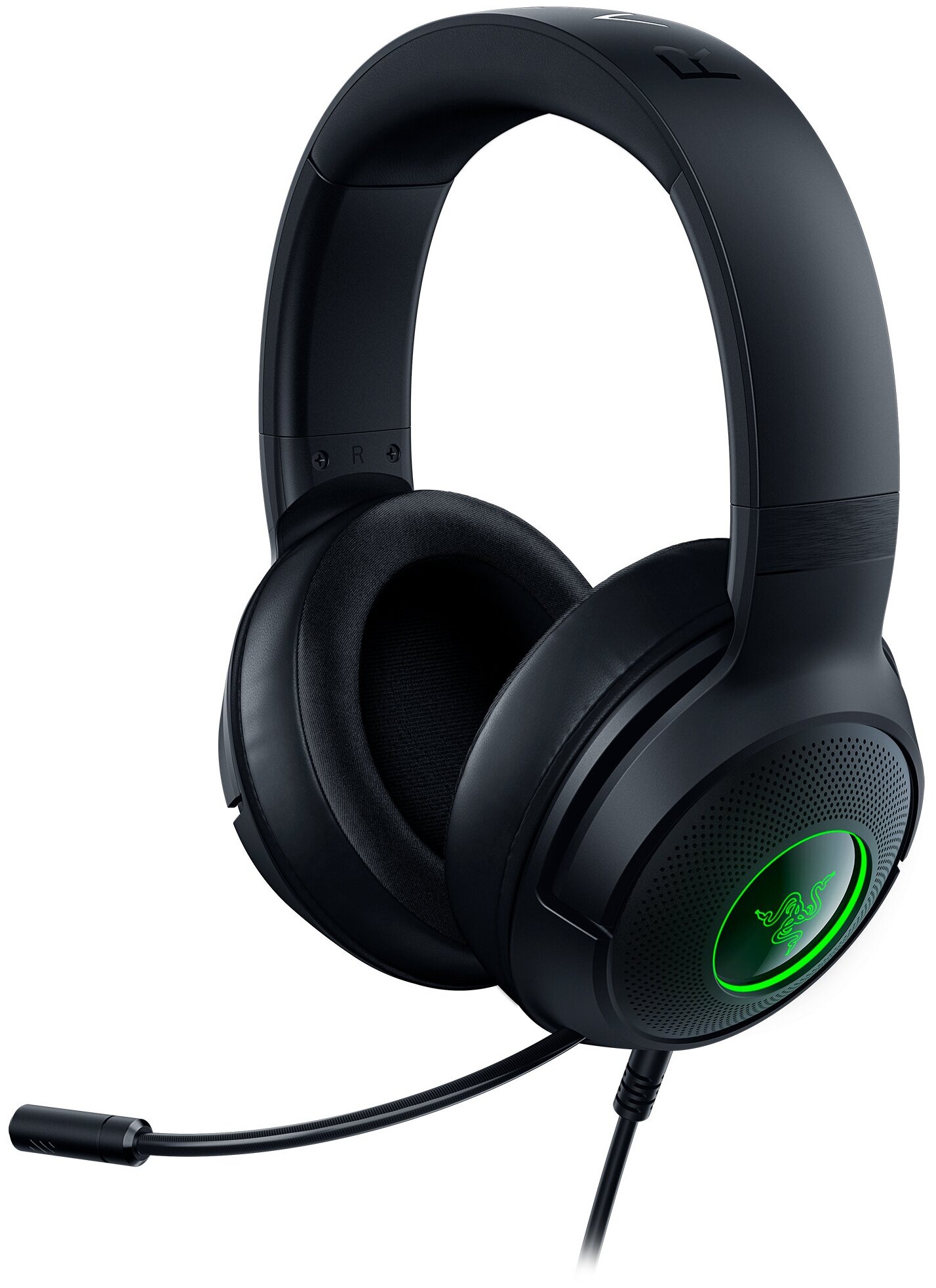 Игровая гарнитура Razer Kraken V3 X (2022) USB 40 динамики 71 звук полноразмерные кардиоидный микрофон подсветка Chroma RGB