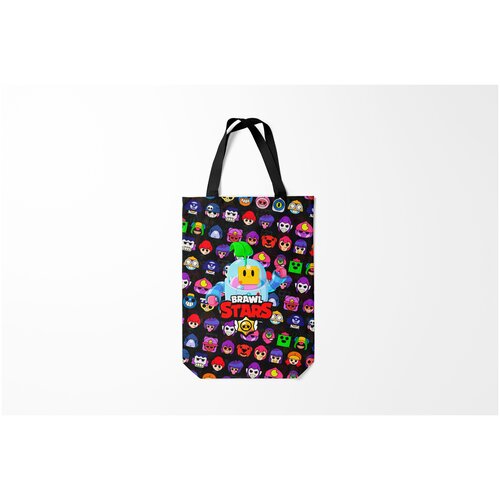 фото Сумка-шоппер / 31х42 см / геймерам / brawl stars sprout burnettie