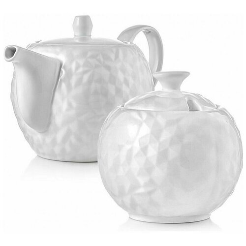 фото Набор crystal, 2 предмета: чайник заварочный, 780мл + сахарница, 250мл walmer