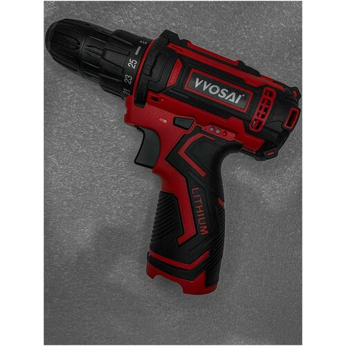 Дрель-шуруповерт WOSAI WS-3012 От аккумулятора 12 В 36 Нм 2 АКБ 249000₽