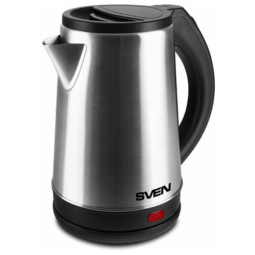 Чайник электрический SVEN KT-S2002, черный (нерж. сталь, 2.0л, 1850-2200Вт)