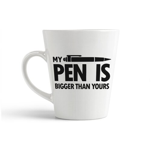 фото Кружка-латте coolpodarok mypan is bigger than yours