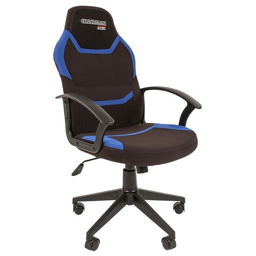 фото Компьютерное кресло chairman game 9 black-blue 00-07068844