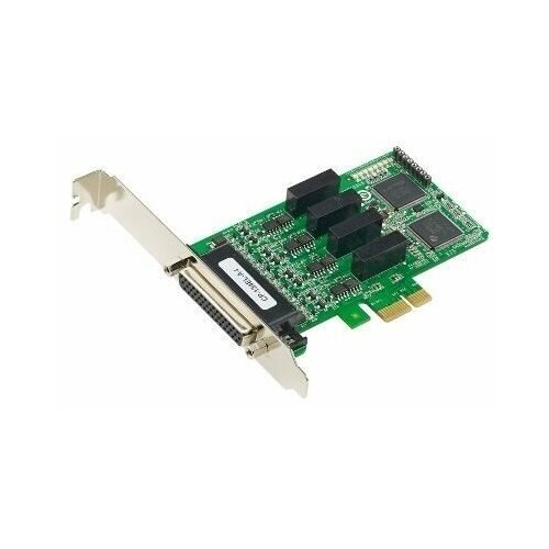 Плата мультипортовая MOXA CP-134EL-A-I-DB9M плата moxa cp 104el a db9m 4 port rs 232 pci express