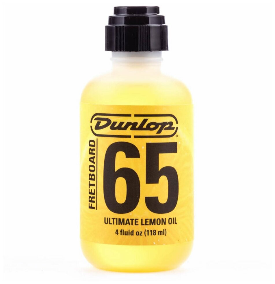 Лимонное масло Dunlop 6554 Fretboard Ultimate Lemon Oil для ухода за накладкой грифа