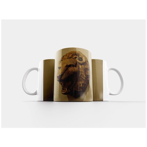 фото Кружка "голова, лев, дерево" 320 мл lotsprints