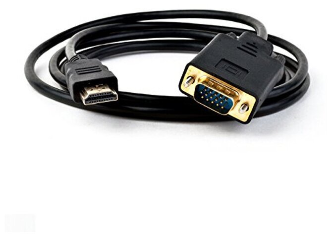 Видеоадаптер-кабель HDMI M -> VGA 15M, 1.8 м | ORIENT C702 — фото 1