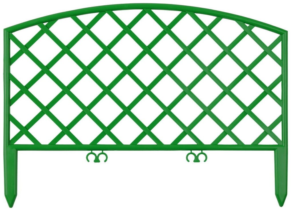 Декоративный забор GRINDA Плетень 28х320 см, зеленый (422207-G)
