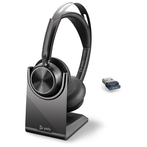 Беспроводная компьютерная гарнитура Plantronics VOYAGER FOCUS 2-M (213727-02), черный