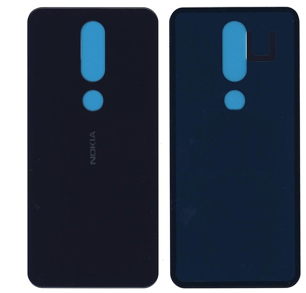 Задняя крышка для Nokia 61 Plus синяя