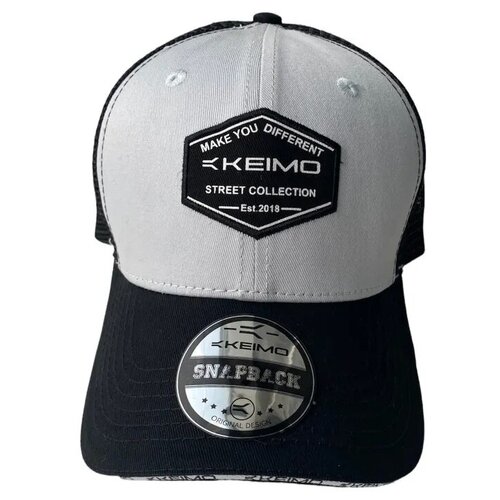 Бейсболка KEIMO, размер OSFM, черный, белый