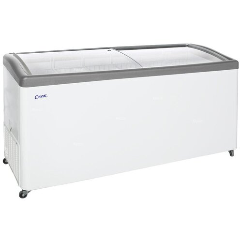 Морозильный ларь с гнутым стеклом снеж МЛГ-600 серый 52634₽