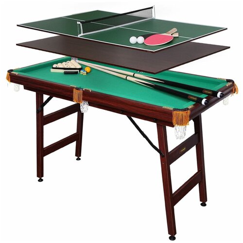 FORTUNA BILLIARD EQUIPMENT Бильярдный стол Fortuna Русская Пирамида 5фт 9 в 1 с комплектом аксессуаров