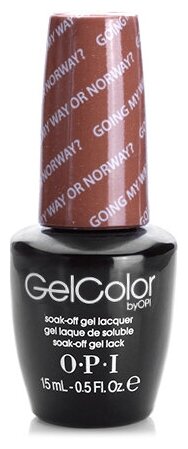 OPI GelColor гель-лак Going my way or Norway, 15 ml