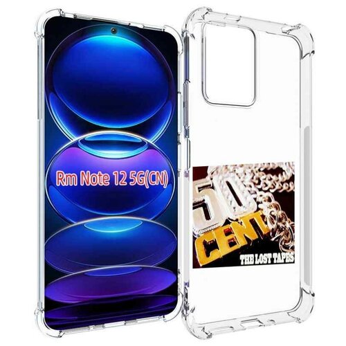 Чехол MyPads 50 Cent - The Lost Tapes для Xiaomi Redmi Note 12 / POCO X5 задняя-панель-накладка-бампер