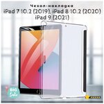 Чехол накладка ESR Ascend Back Hard Case для iPad 7 10.2 2019 / iPad 8 10.2 2020 / iPad 9 2021, прозрачная - изображение