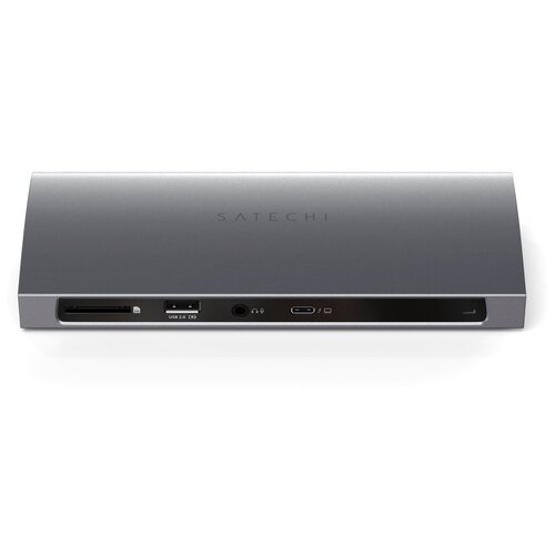 USB-концентратор Satechi Thunderbolt 4 Dock, разъемов: 7, серый космос док станция dell dock wd22tb4 thunderbolt 180w wd22 tb4