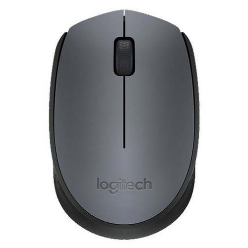 Мышь Logitech M171 Wireless Mouse Grey-Black USB 99100₽