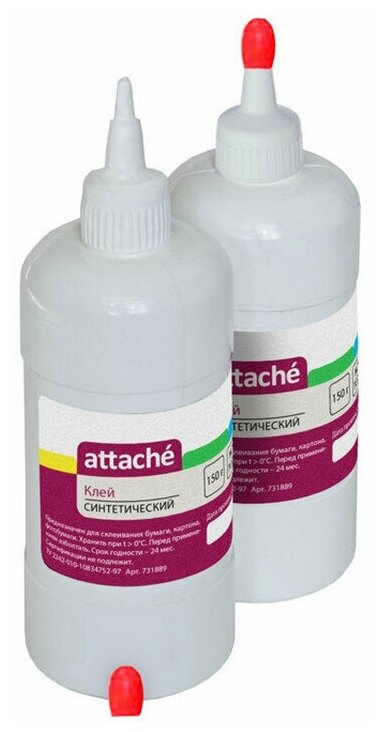 фото Клей канцелярский Attache синтетический (150 мл)