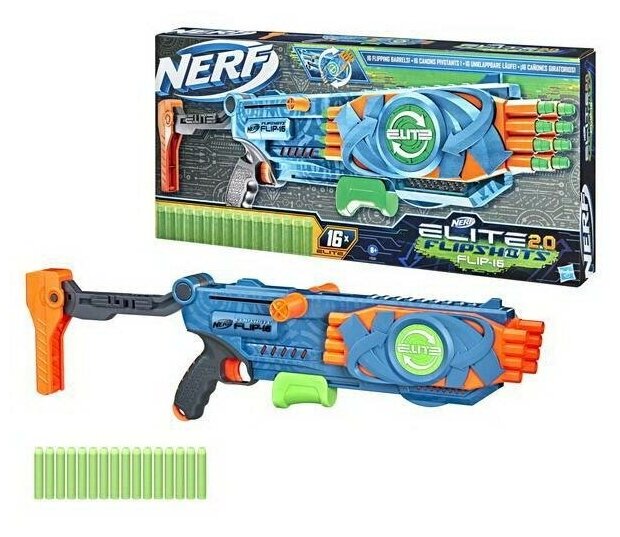 Бластер Hasbro NERF Элит 2.0 Флип 16 F2551EU4