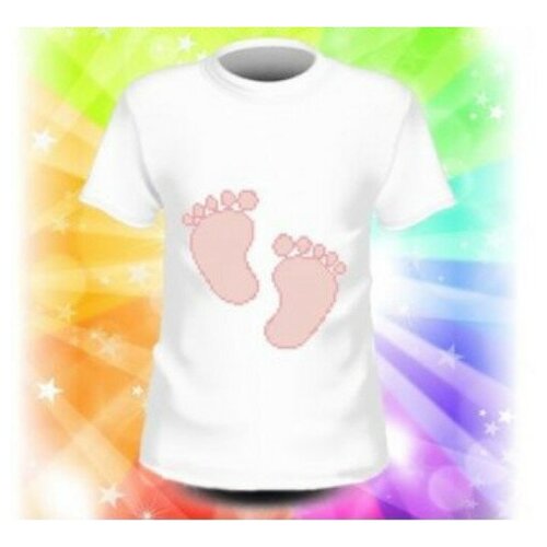 фото Набор для вышивания на одежде "ножки", 12x11 см, арт. 7010 nitex