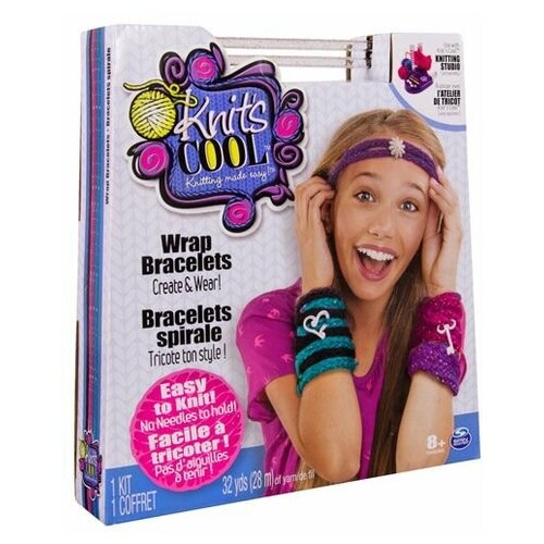 Игрушка Knits Cool Набо для вязания браслетов и ободка 15801