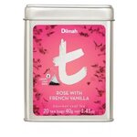 Чай черный Dilmah t-Series Rose with french vanilla в пакетиках - изображение