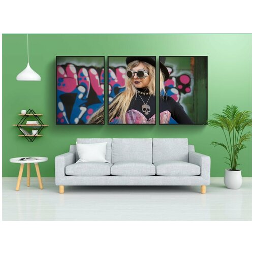 фото Набор модулных постеров для интерьера "стимпанк, завод, заброшенное" 60x90 см. в тубусе, без рамки lotsprints