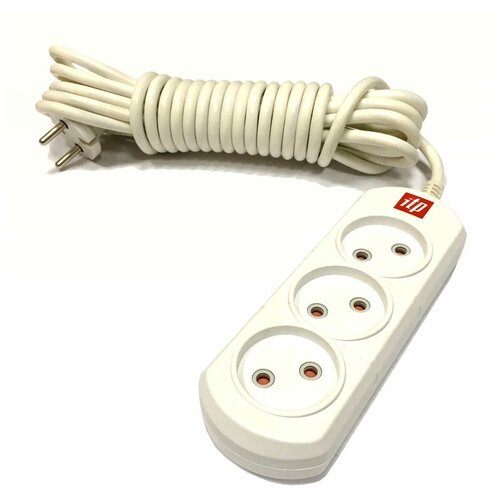 Удлинитель ITP 3 розетки, 2 метра, 10А