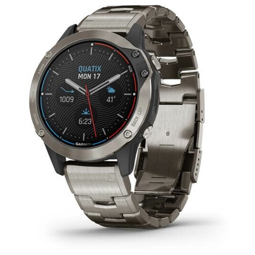 Garmin Quatix 6 Sapphire титановый с титановым ремешком 8000000₽