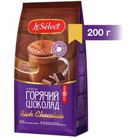 Горячий шоколад Rich Chocolate, Le Select, на натуральном молоке, гранулированный, 200 г.