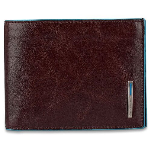 фото Кошелек piquadro, фактура лаковая, коричневый