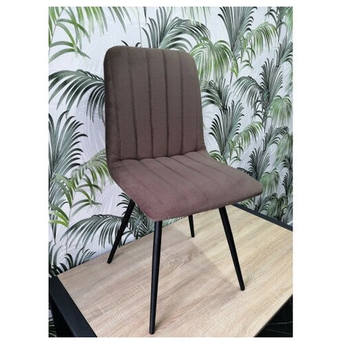 Стул лофт Сиена коричневый велюр