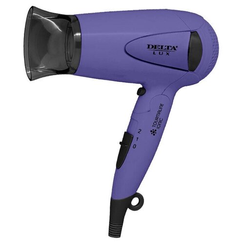Фен DELTA LUX DL-0936 фиолетовыйчерный 90300₽